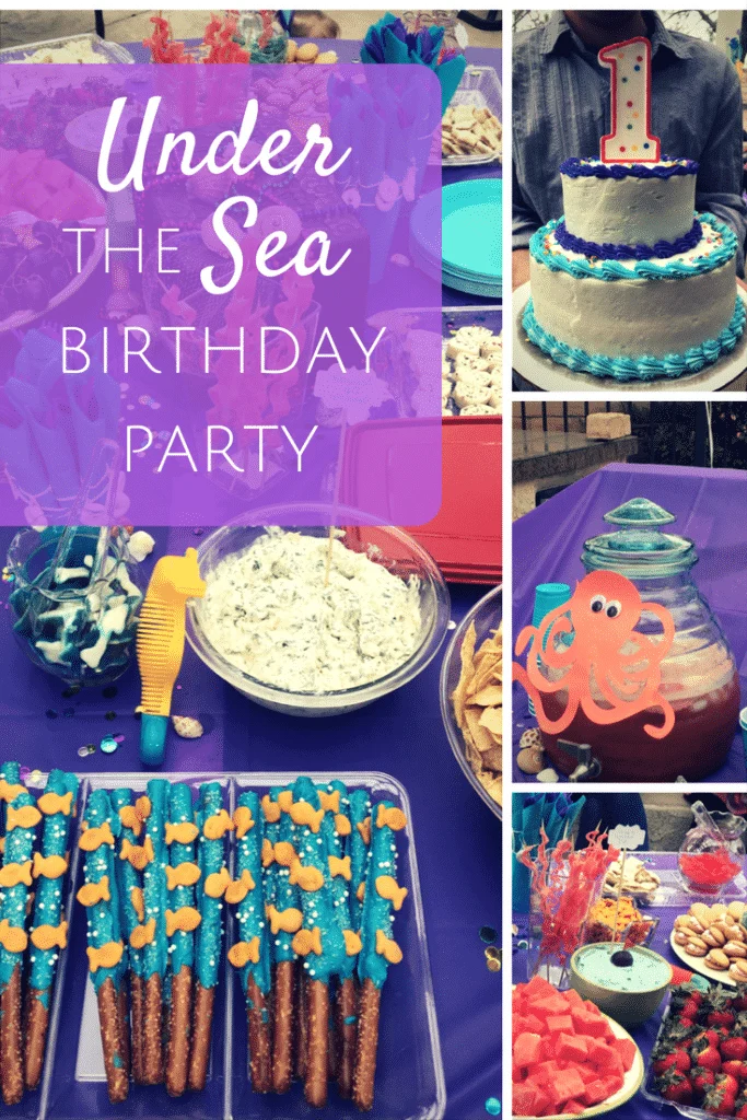 Magical mermaid under the sea birthday party - Tidy Mo