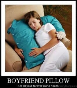 boyfriend pillow meme 