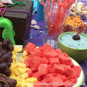Under The Sea Birthday Party theme for kids or adults - decor and snack ideas!