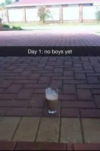 milkshake meme no boys in the yard