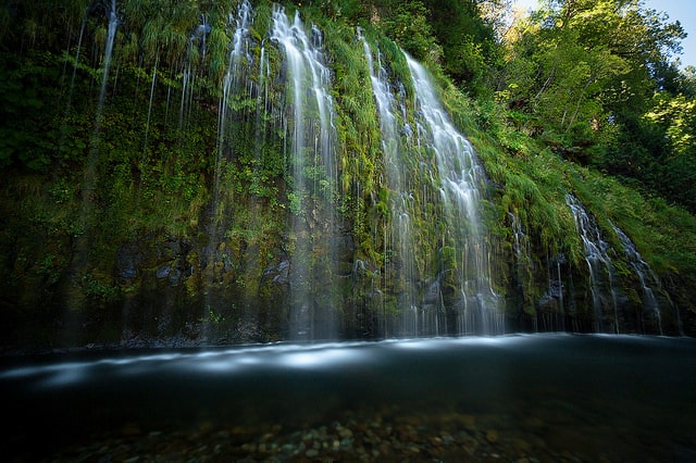 Waterfalls in Northern California Mossbrae Falls 