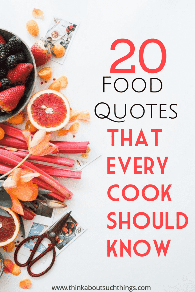 Quotes about food