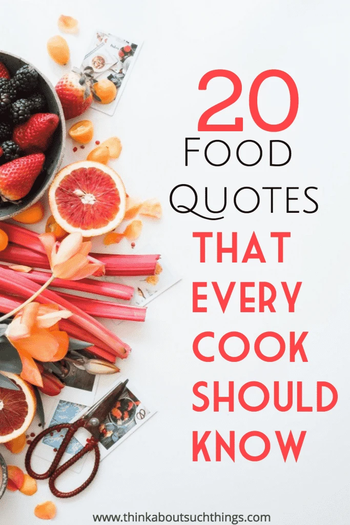 Quotes about food