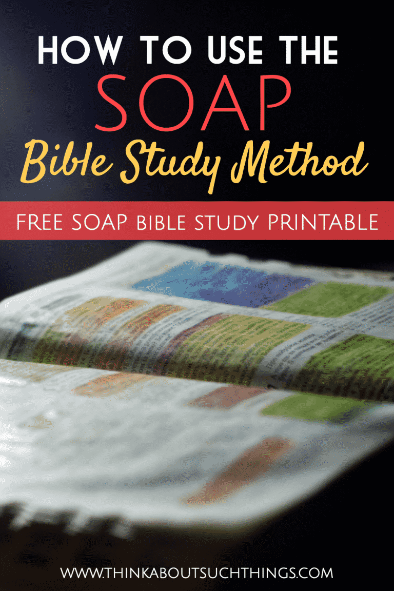 soap method bible study