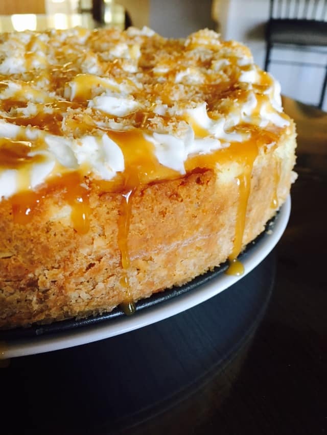 Coconut Caramel Cheesecake