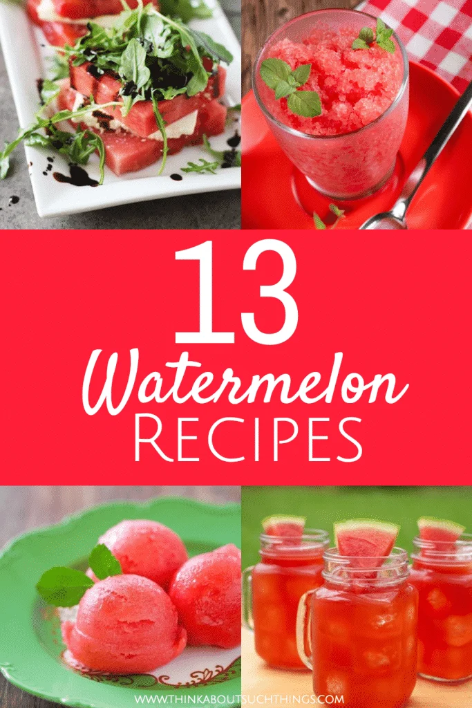 It's time to beat the summer heat with these 13 refreshing watermelon recipes. YUM!

