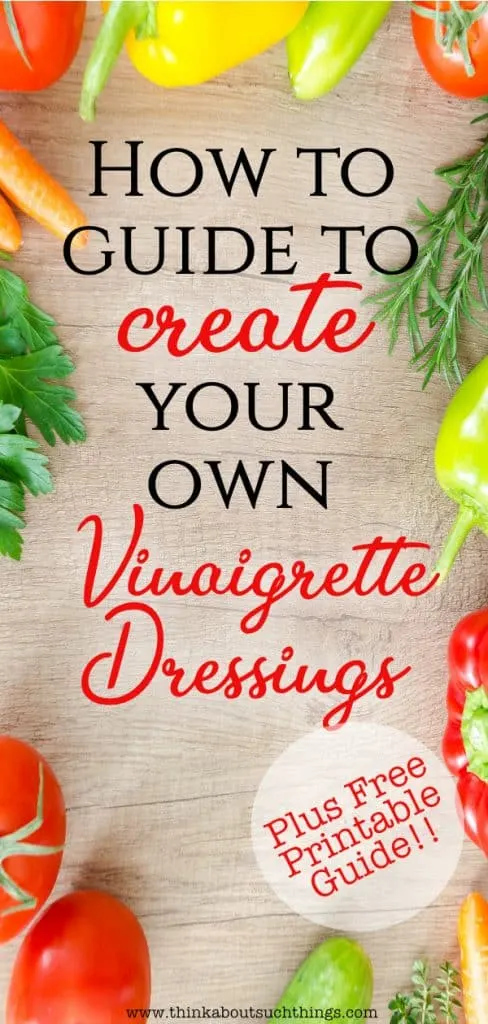 Vinaigrette dressing recipes 