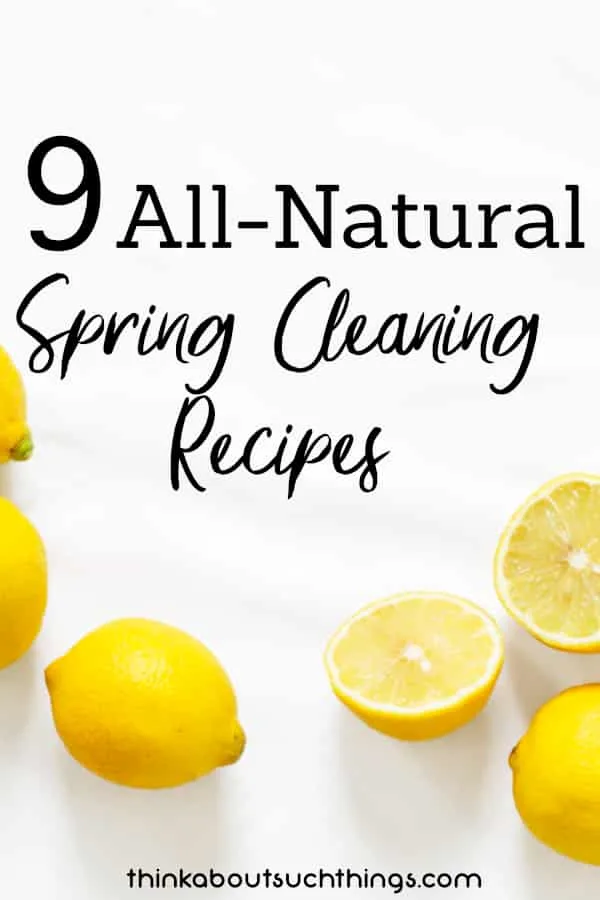 Natural spring cleaning recipes. Live healthy! 