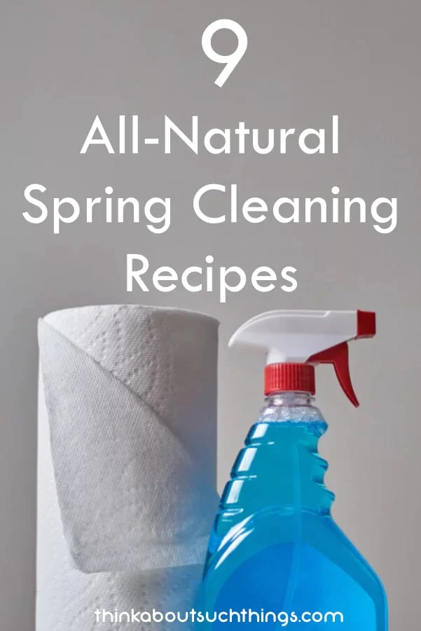 Clean and healthy is how we want our homes. We can do that by using these spring cleaning recipes! 
