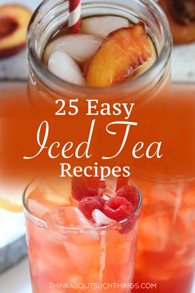 Cool off this summer with these delicious and easy homemade iced tea recipes. ﻿Great for a BBQ, picnic or just a relaxing day at home. 