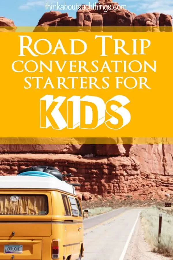 Road Trip conversation starter for kids