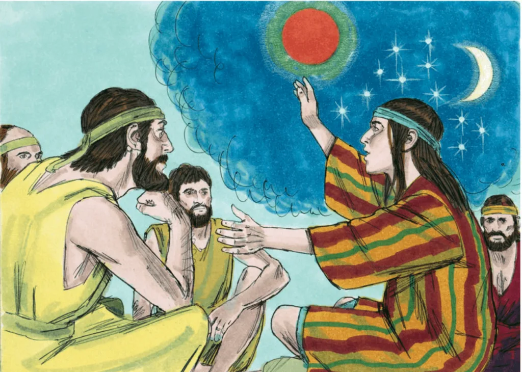 Joseph second dream about the sun and moon