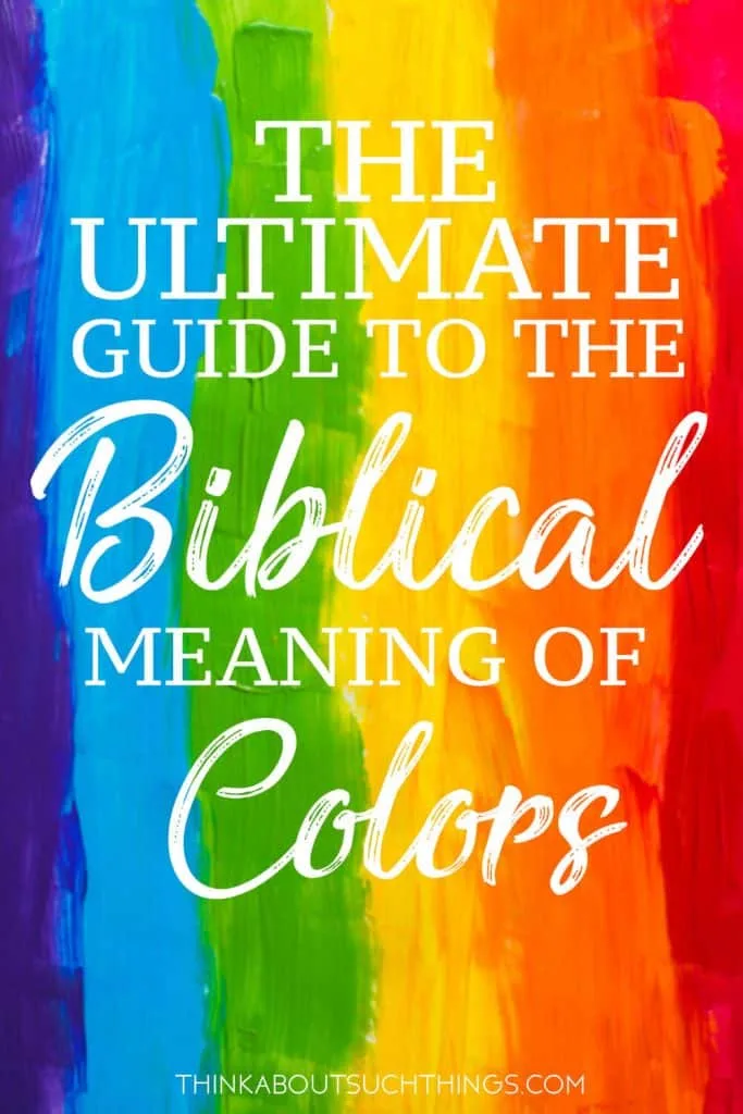 The Biblical Meaning of colors 
