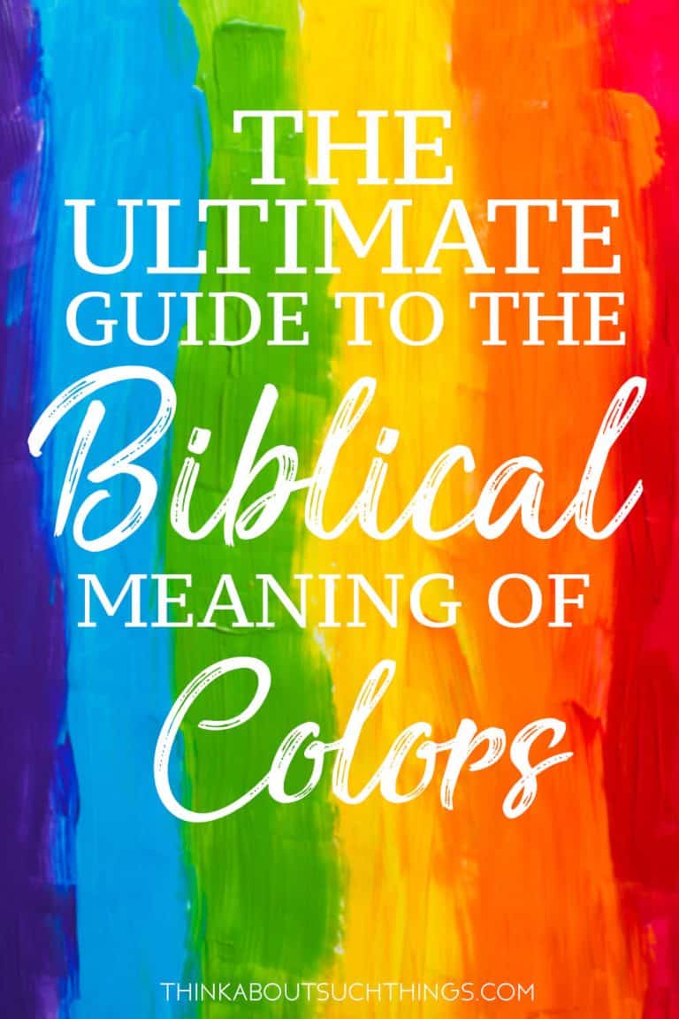 The Ultimate Guide To The Biblical Meaning Of Colors | Think About Such ...