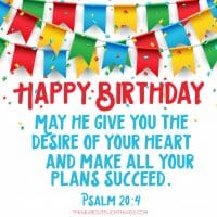 37 Best Bible Verses For Birthdays [With Images] | Think About Such Things