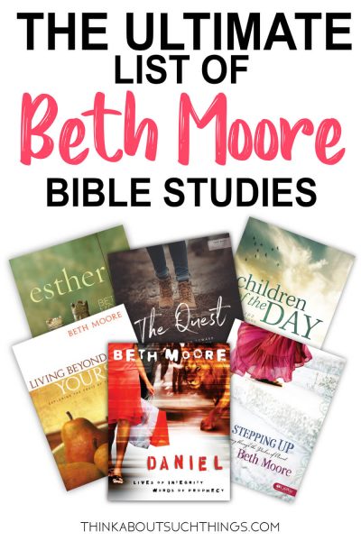 beth moore bible study books