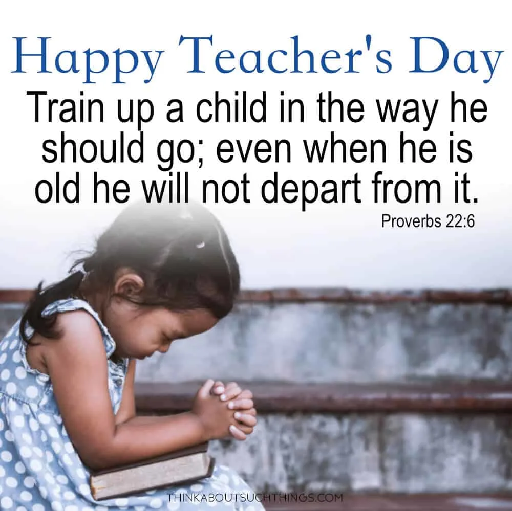 Happy Teacher's Day - Bible Blessing 