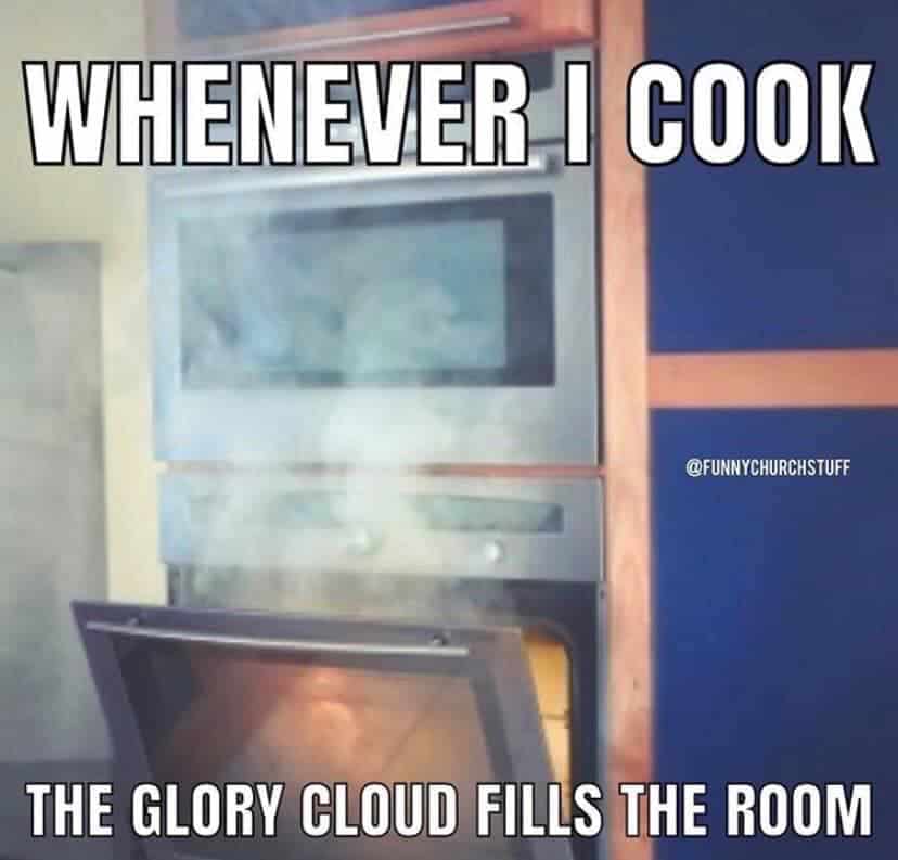 Christian meme glory cloud