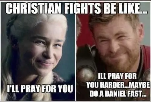 Prayer meme - I'll pray for you 