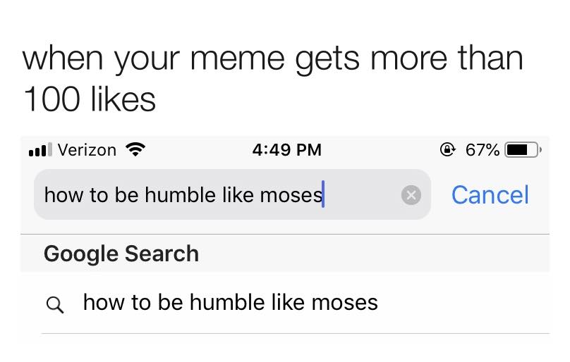 Moses meme 