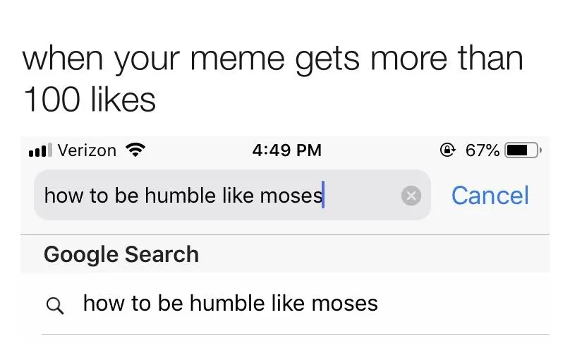 Moses meme 