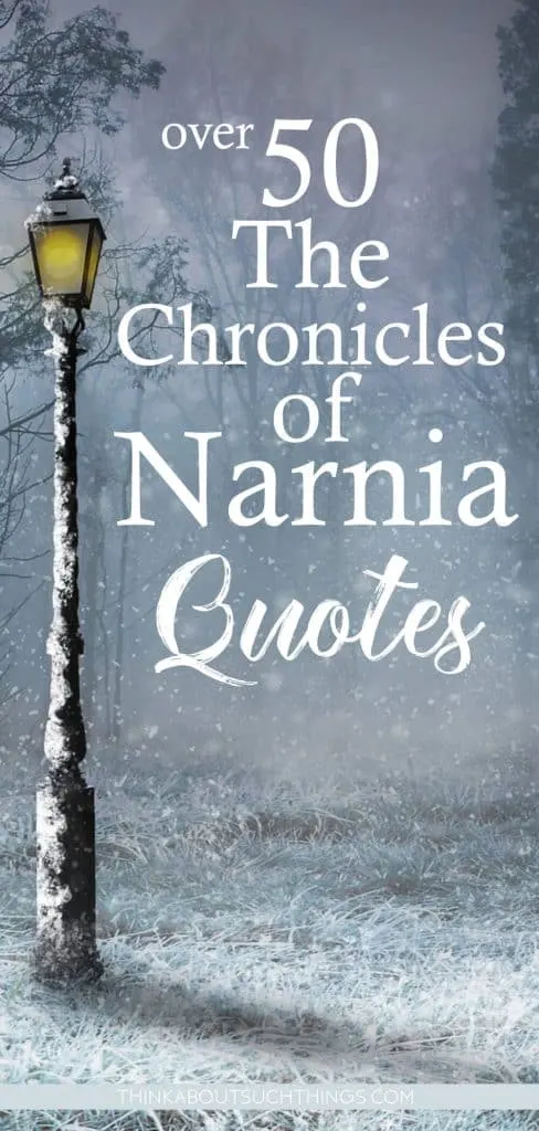 The Ultimate List Of Narnia Quotes You Will Love Think About Such Things