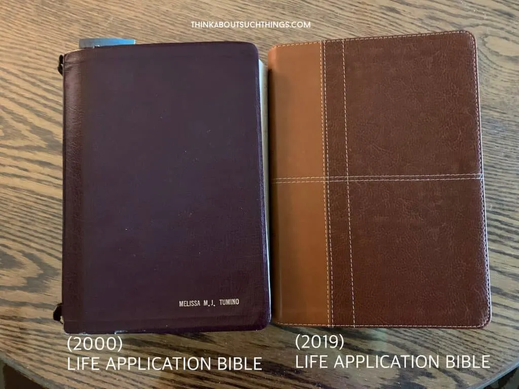 Comparison between two Life Application Bibles NIV - Review