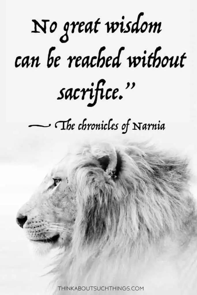 C.S Lewis The Chronicles of Narnia sayings and quotes