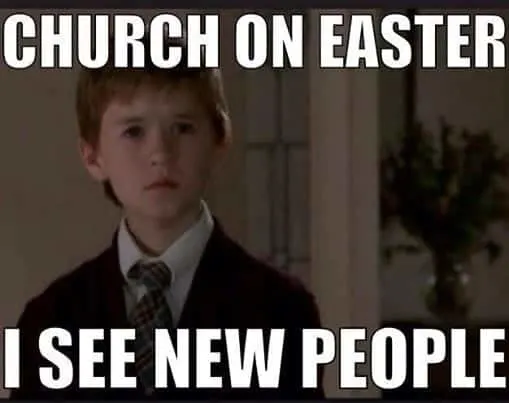 Church Easter Meme