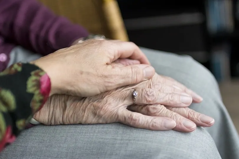 Mom and daughter hands