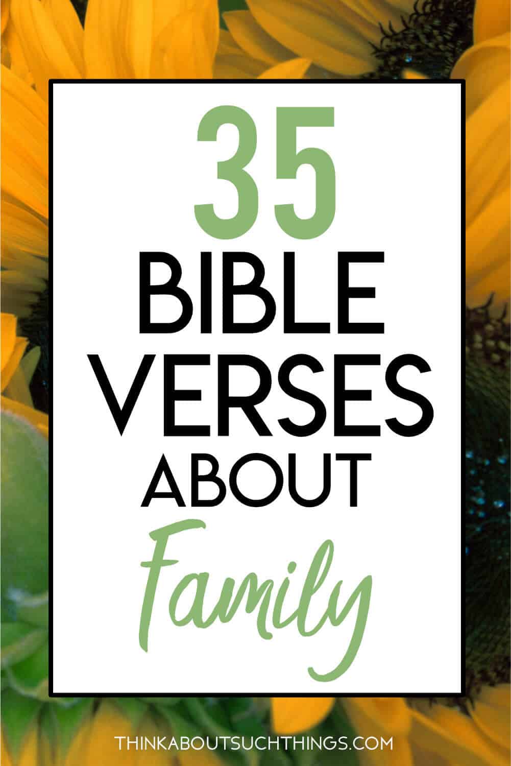 bible verse about family bible verse about family