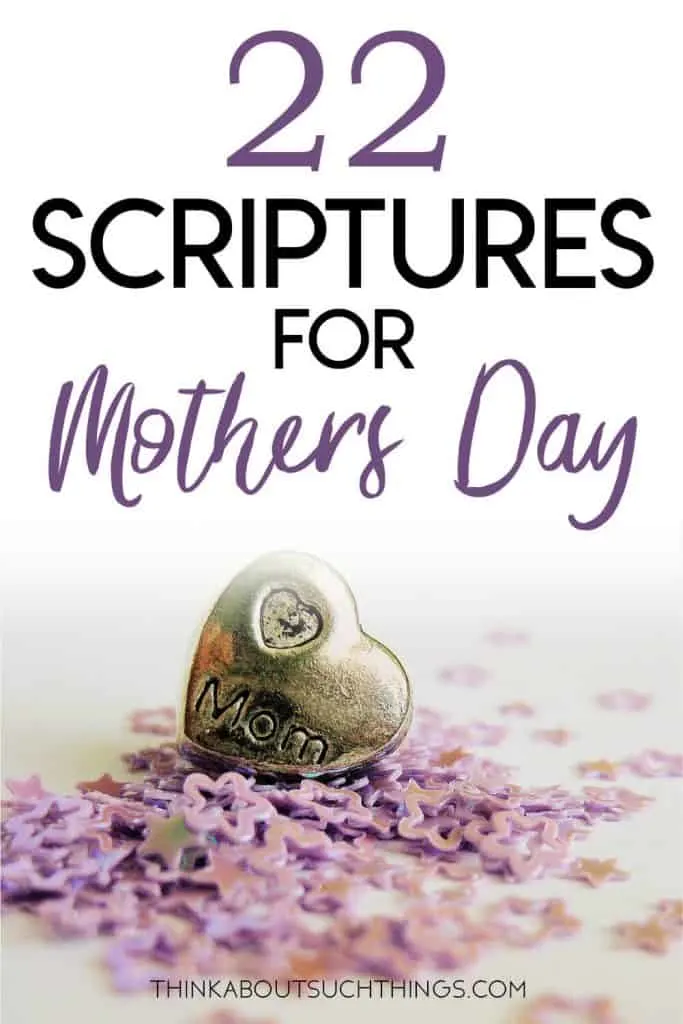 bible verses for mothers day