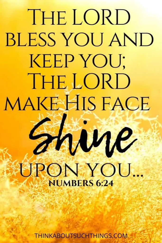 God shines His Light - Numbers 6:24 "The Lord Bless you and keep you; the Lord make his face shine upon you..."