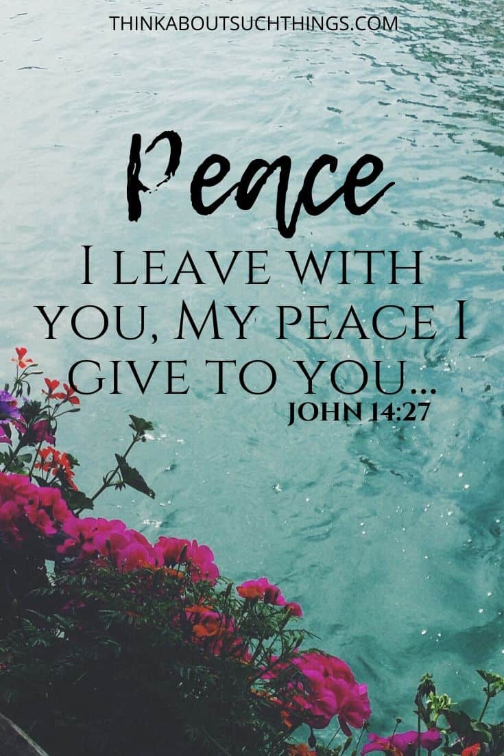 Bible Verses For Peace In Death