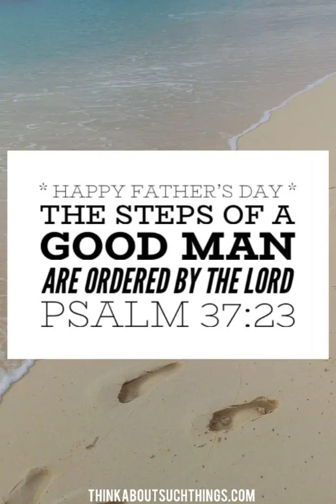 fathers day scripture images - Psalm 37:23