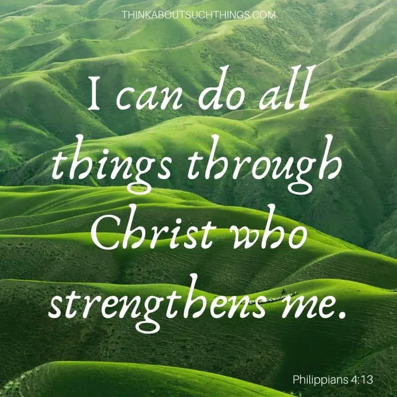 Bible verses about work stress- God will give us strength Philippians 4:13 "I can do all things through Christ who strengthens me."