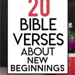 Bible verses about new beginnings
