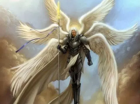 Seraph with a spear