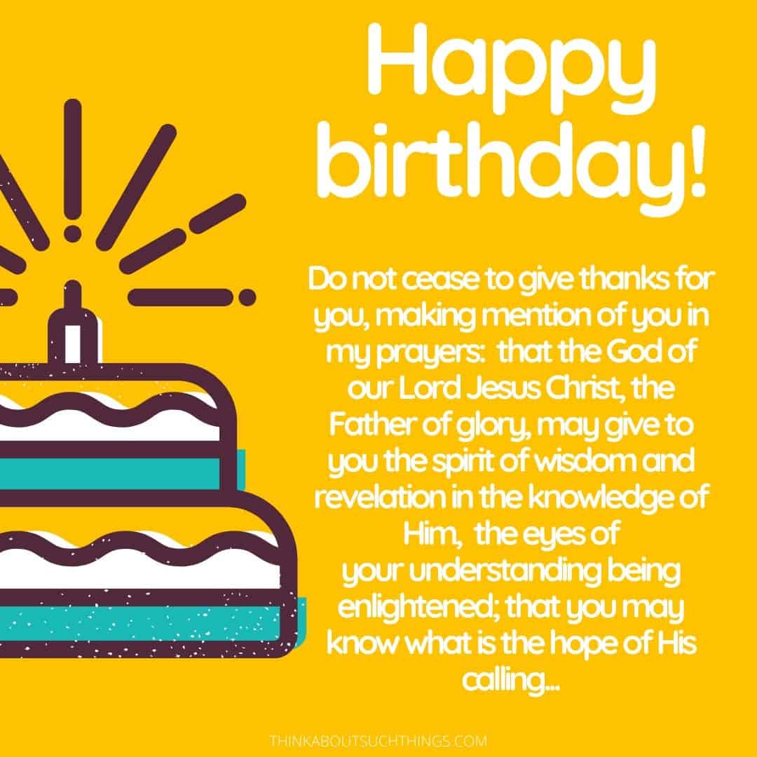 Christian Happy Birthday Scripture