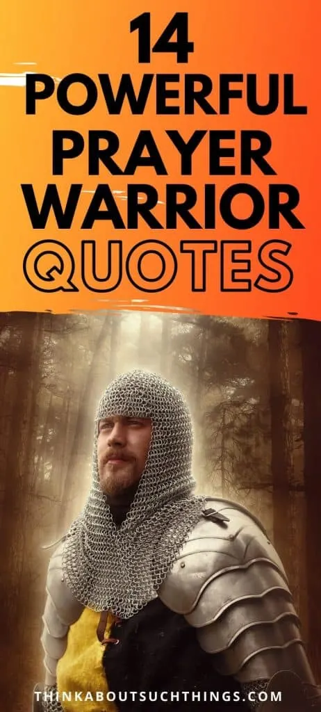 Prayer warrior quotes