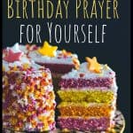 Birthday Prayer for Myself