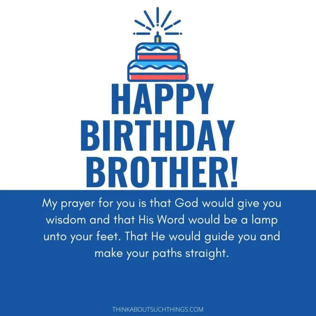 birthday prayer for brother