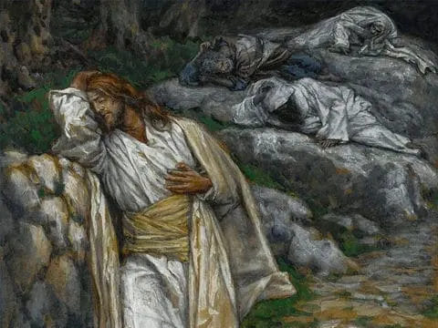 The agony in garden painting by James Tissot