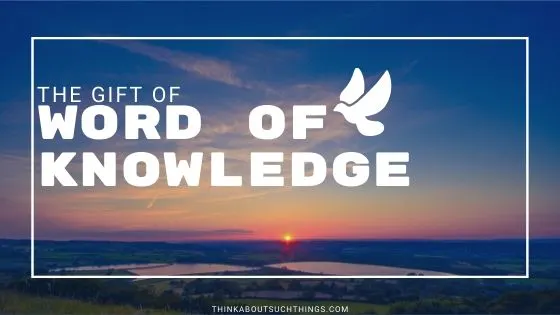word of knowledge scripture