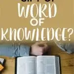 word of knowledge
