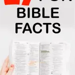 fun facts of the bible