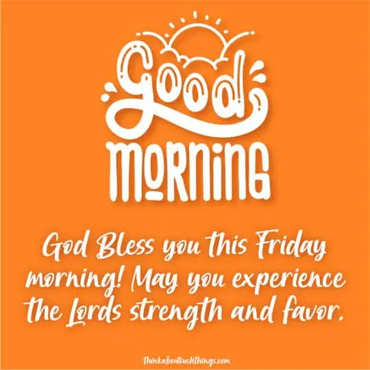 Good morning friday blessings