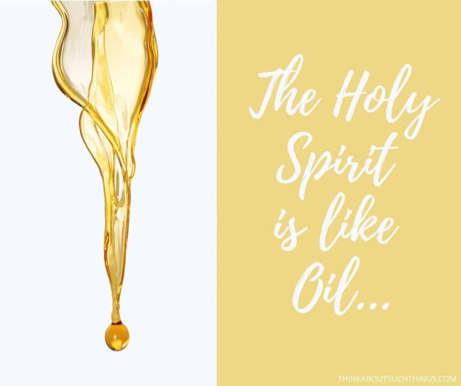 Oil symbol of holy spirit
