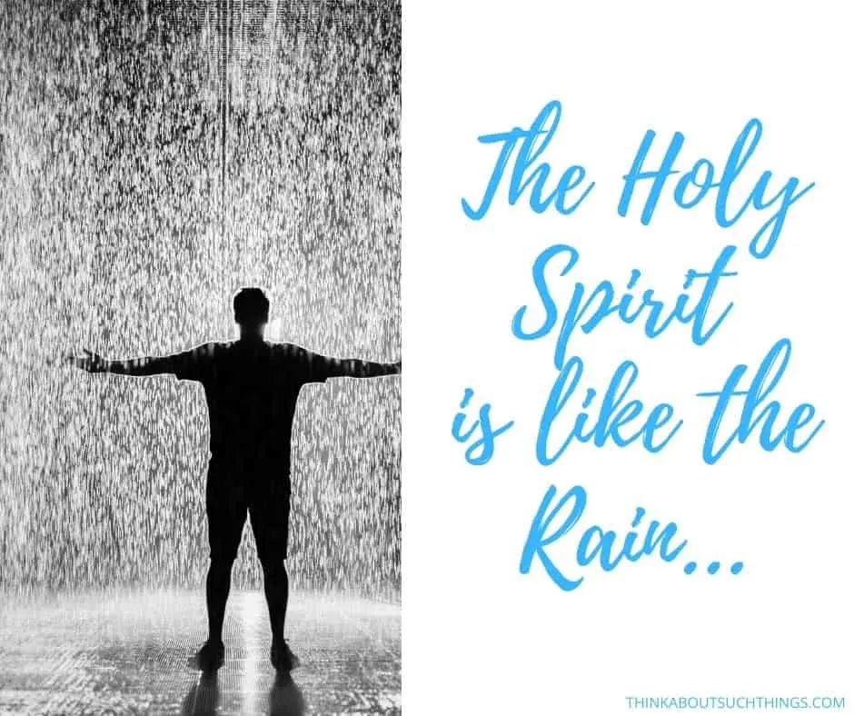 Holy Spirit rain symbol