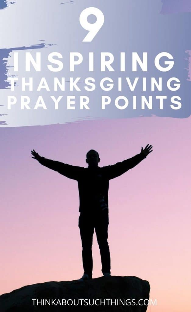 Thanksgiving prayer points